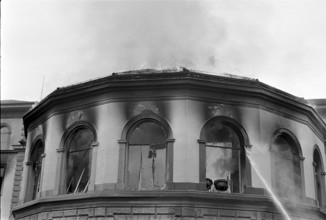 Fire at Technikum Winterthur 1968
