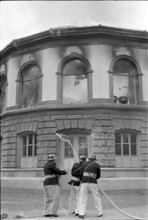 Fire at Technikum Winterthur 1968