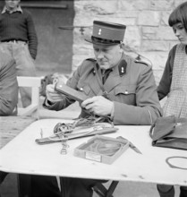 Mountain guides inspection, Zermatt 1952: equipment control
