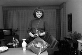 Stefanie Lindbergh, pop singer with her LP 1981