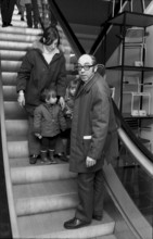 Escalator in the shopping center Spreitenbach 1970