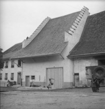 Historic tithe house in Herznach AG 1946