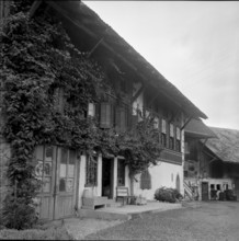 14th century function house in Habsburg town Meienberg near Sins AG 1960