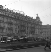 Hotel St. Gotthard Berne before demolition 1959