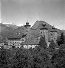 Stockalper palace in Brig, 1941