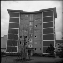 High-rise building in Moos, Zurich-Wollishofen 1954