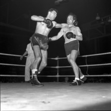 Boxing meeting at Hallenstadion Zurich 1951: Schmitz vs Marostegan