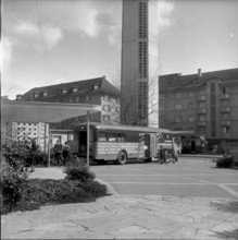 Angel's bus of the east european priest relief, 1960
