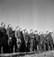 Men at course for tree warden in Sevelen 1940
