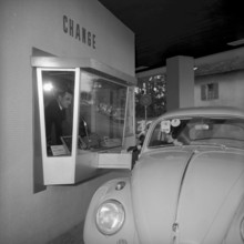 Exchange counter for drivers, Geneva 1962