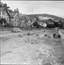 Neuchatel - Serrieres communication road widening 1961