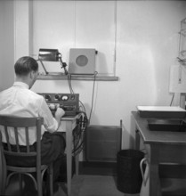 Facsimile transmission, data transfer, radio-photogram, Prangins 1943