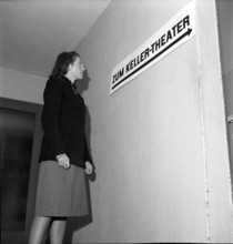 Kellertheater, theater for young actors, Zurich 1944