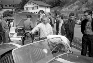 Hill climb race St-Ursanne-Les Rangiers 1965: Herbert ""Stumpen-Herbie"" Muller