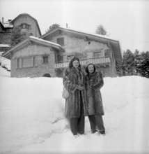 War correspondents in St. Moritz 1947
