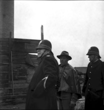 Factory chimney blasting in Zurich 1941