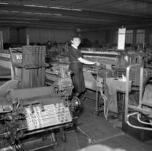 Hatzingen GL, Hefti textile weaving mill, 1950