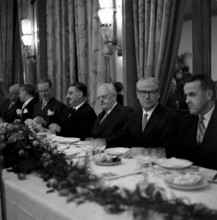 50th anniversary of the Simplon railway tunnel, celebration in Milan 1956