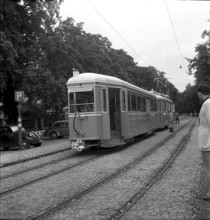 Tram in Geneva 1946