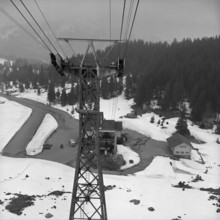 Santis cable railway, revision, 1954