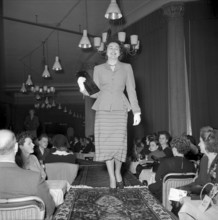 Working student Lowenbach working as a model, Zurich 1951