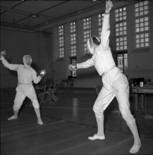 Swiss Fencing Championship, Zurich 1951: Zappelli vs Barth (champion)