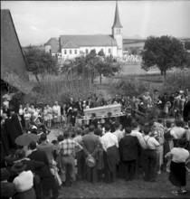 Canonization of Marguerite Bays in Siviriez FR 1953