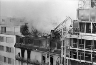 Large fire in Lucerne 1969