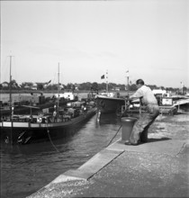 Rhine port Basle 1948