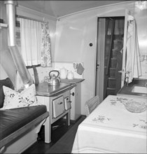 Galley, Cabin, Rhine tug ""Vogel Gryff"", Basle 1949