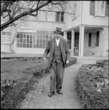 Gottlieb Streun, the last postillion in Thun 1960