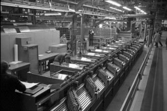 Letter sorting system, Schanzenpost Berne 1968