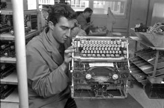 Typewriter factory Paillard SA, Yverdone 1967