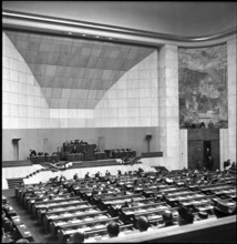 Last League of Nations session at Palais des Nations, Geneva 1946