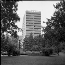 First high-rise building of Biel, 1958