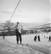Ski lift Forch Zurich, designing engineer Kunzler, 1951