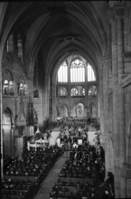 Airplane accident of a Globe Air plane in Nicosia, 1967: Funeral service for the 36 identified