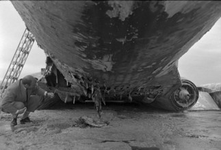 Crash landing of a Czech airplane in Zurich-Kloten 1970