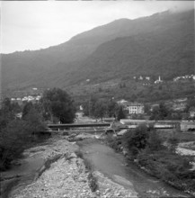 Road to St. Gotthard widening, Taverne TI 1951