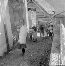 Swiss Red Cross ""Beds action"" in Cerentino 1960. beneficiaries