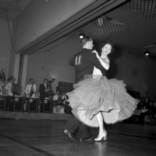 Swiss dance championship, Zurich 1957. mr and mrs Bachmann