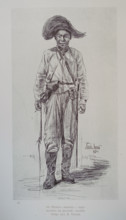 Dandy Chinese translator in Russian service Sketch by Vitaly Tikhov (1876-1939)