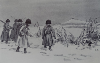 The Japanese were here Drawing by Ivan Vladimirov (1869/1870-1947)