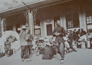 At the Harbin train station Photo by Martynov