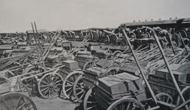 Retreat after the Mukden battles Art album Manchuria Russo-Japanese War 1906