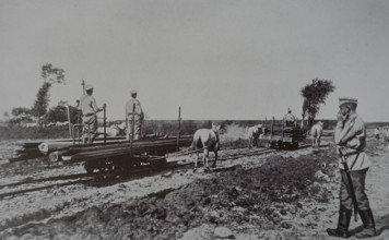 Decauville Horse Railway Art album Manchuria Russo-Japanese War 1906