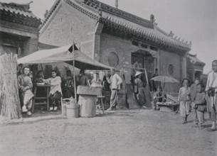 Street teahouse Photo by Martynov Art album Manchuria Russo-Japanese War 1906