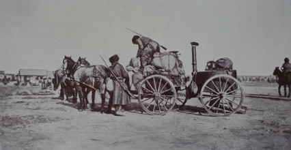 Field kitchen Art album Manchuria Russo-Japanese War 1906