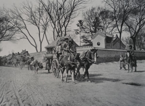 The village of Yuhuantun before the battle on February 19, 1905