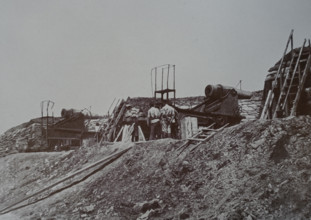 Wolf mortar battery Photo by Captain Pravikov Art album Manchuria Russo-Japanese War 1906